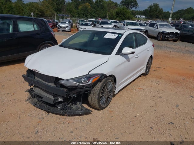 2018 HYUNDAI ELANTRA SPORT VIN: KMHD04LB0JU589093
