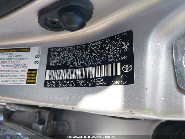 Toyota Prius V Two/three/five 2014 JTDZN3EU9E3310630 Image 9