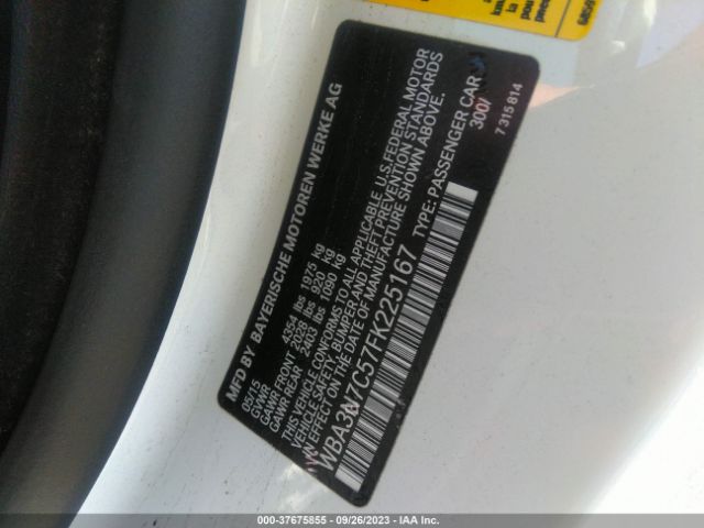 WBA3N7C57FK225167 BMW 4 Series 428i
