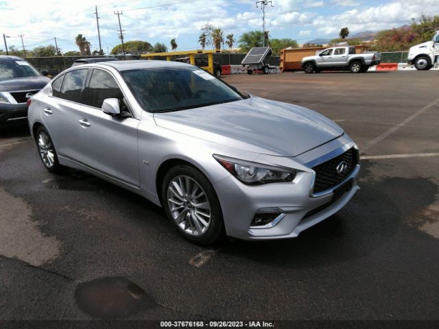 Продажа на аукционе авто 2018 Infiniti Q50 3.0t Luxe, vin: JN1EV7AP3JM357083, номер лота: 37676168