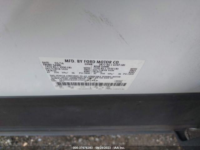 1FM5K8AR2GGC62143 Ford UTILITY POLICE