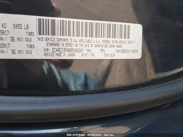2C4RC1BG4KR548347 Chrysler Pacifica Touring L