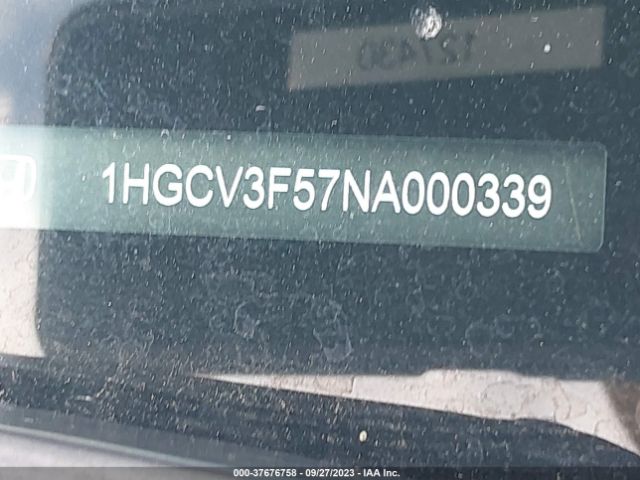 1HGCV3F57NA000339 Honda Accord Hybrid Ex-l