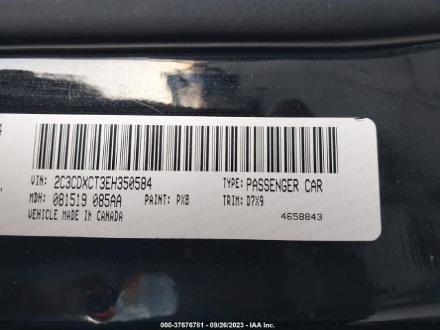 2C3CDXCT3EH350584 Dodge Charger Rt