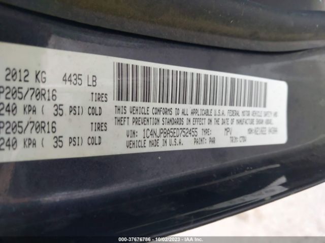 1C4NJPBA5ED752455 Jeep Patriot Sport