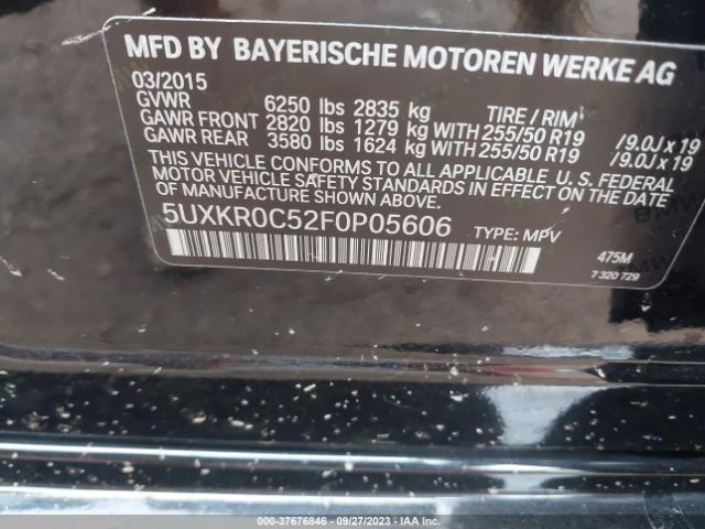 5UXKR0C52F0P05606 BMW X5 Xdrive35i
