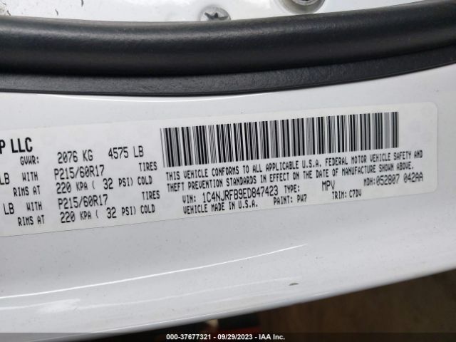 1C4NJRFB9ED847423 Jeep Patriot Latitude