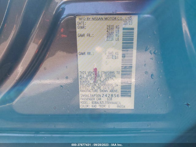 Nissan Altima 2.5 S 2014 1N4AL3AP5EN242856 Image 15