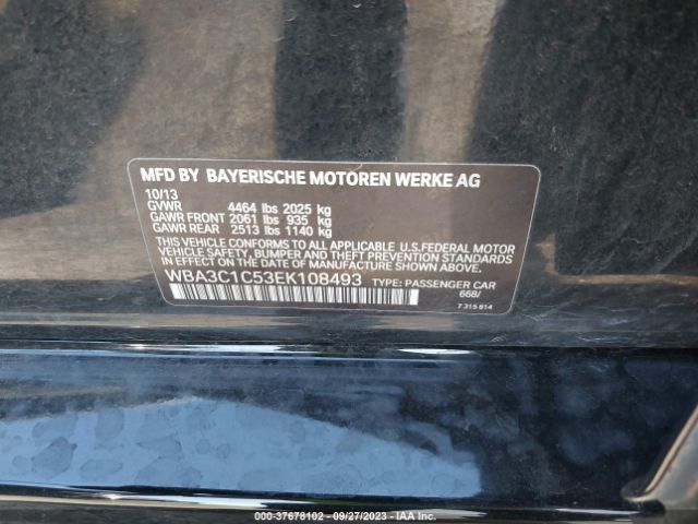 WBA3C1C53EK108493 BMW 3 Series 328i