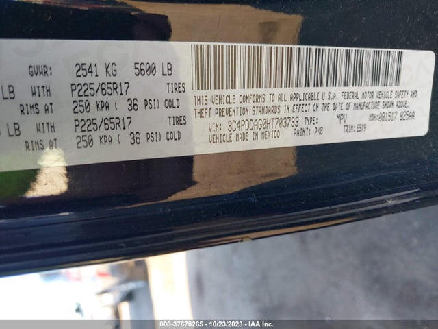 Dodge Journey Se Awd 2017 3C4PDDAG0HT703733 Image 9