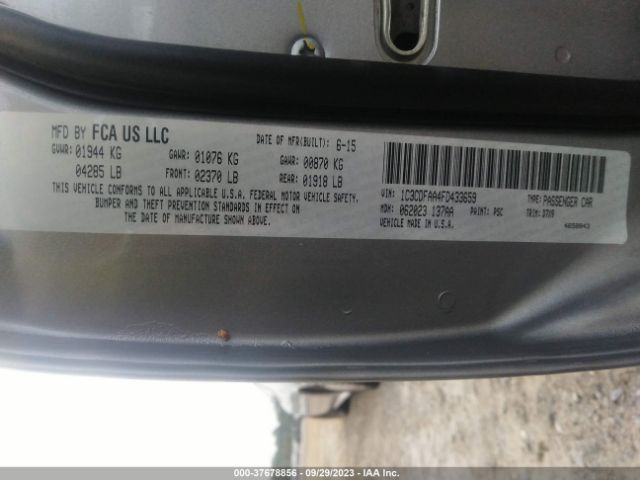 1C3CDFAA4FD433659 Dodge DART SE