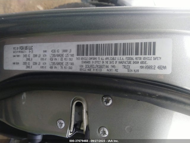 3C6UR5DJ7KG667144 RAM 2500 Big Horn