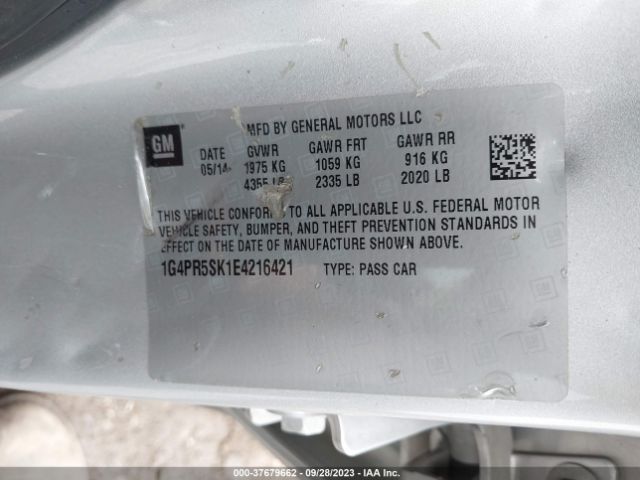 1G4PR5SK1E4216421 Buick Verano Convenience Group