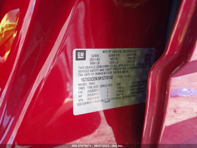 1GTG5CEN3H1270142 GMC CANYON SLE