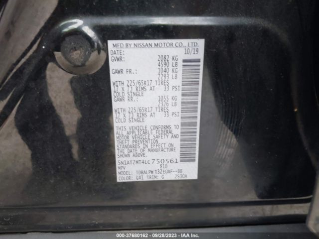 5N1AT2MT4LC750561 Nissan ROGUE S