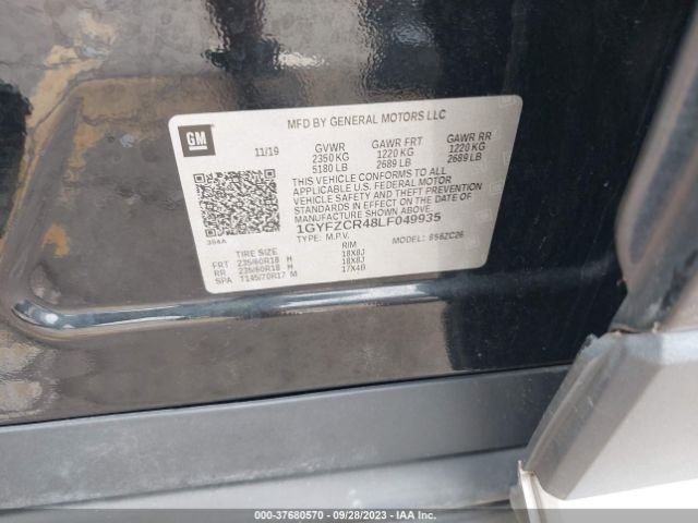 1GYFZCR48LF049935 Cadillac Xt4 Fwd Premium Luxury