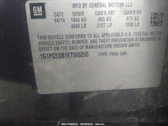 2014 CHEVROLET CRUZE 1G1PC5SB1E7360290 Photo 8