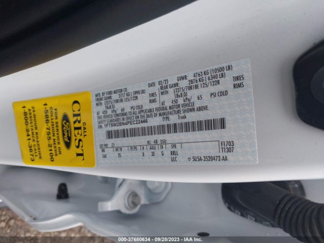 2023 FORD SUPER DUTY F-250 SRW 1FT8W2BN4PEC22446 Photo 8