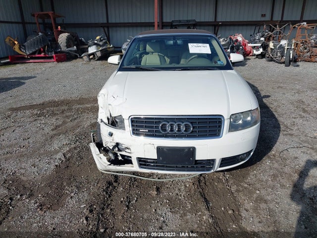 2005 AUDI A4 3.0L VIN: WAUDT48H25K009849