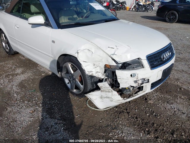 2005 AUDI A4 3.0L VIN: WAUDT48H25K009849