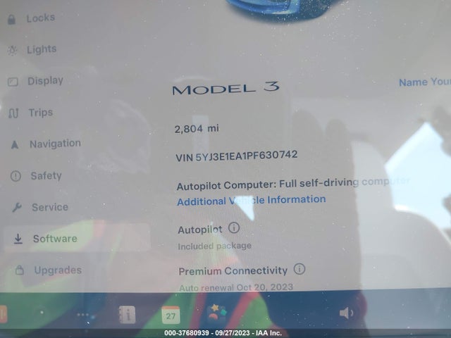 Tesla Model 3 Rear-wheel Drive 2023 5YJ3E1EA1PF630742 Image 14