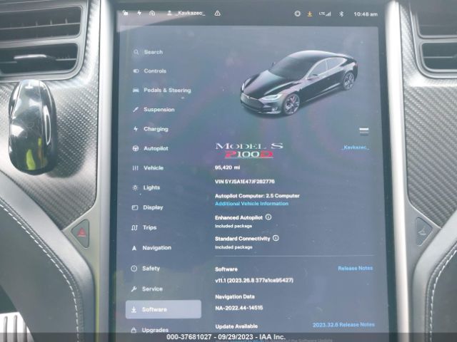 5YJSA1E47JF282776 Tesla Model S 75d/100d/p100d