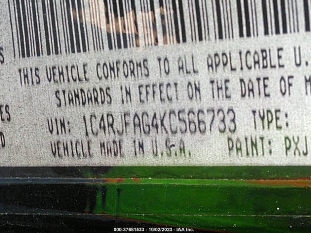 1C4RJFAG4KC566733 Jeep Grand Cherokee Altitude