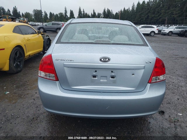 2008 KIA SPECTRA LX VIN: KNAFE122585575626