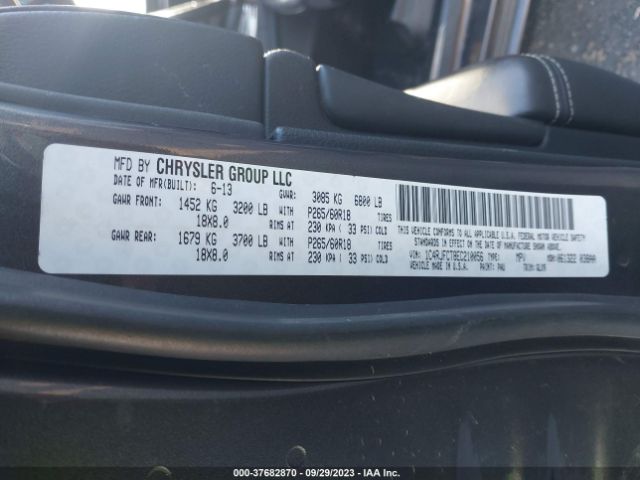 1C4RJFCT8EC210056 Jeep Grand Cherokee Overland