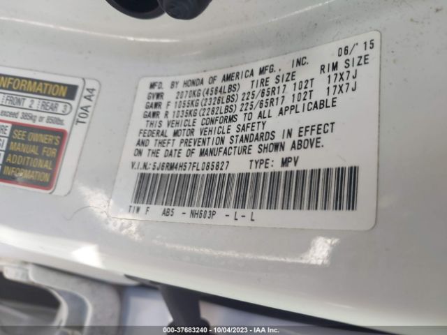 5J6RM4H57FL085827 Honda CR-V EX