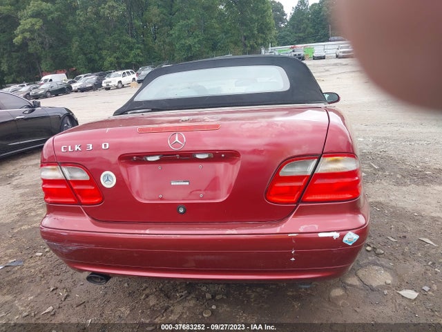2000 MERCEDES-BENZ CLK-CLASS VIN: WDBLK65G9YT035239