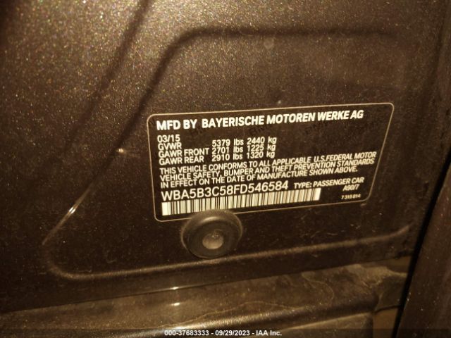 WBA5B3C58FD546584 BMW 5 Series 535i Xdrive