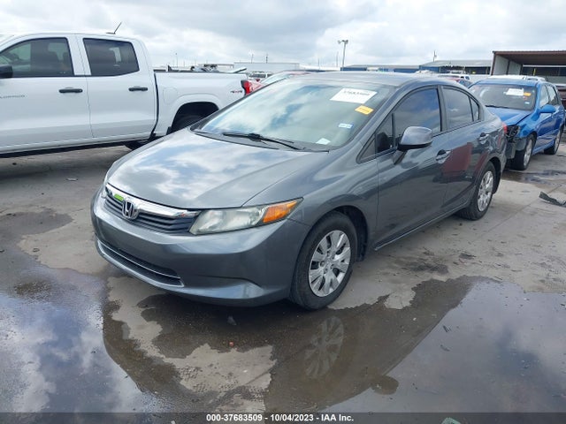 2012 HONDA CIVIC SDN LX VIN: 19XFB2F58CE091923