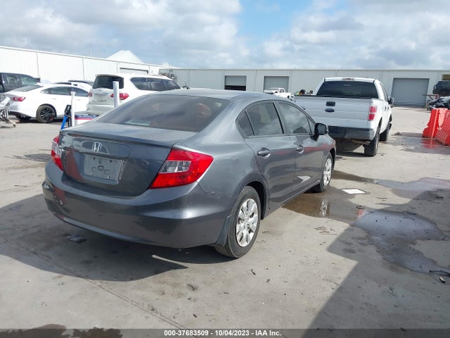 2012 HONDA CIVIC SDN LX VIN: 19XFB2F58CE091923