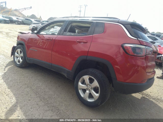 2018 JEEP COMPASS LATITUDE VIN: 3C4NJCBB7JT124256