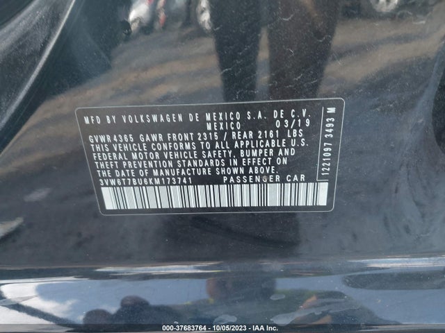 3VW6T7BU6KM173741 Volkswagen Jetta Gli S