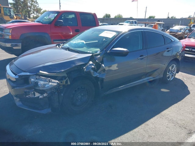 Honda Civic Sedan Lx 2018 2HGFC2F55JH520550 Image 2