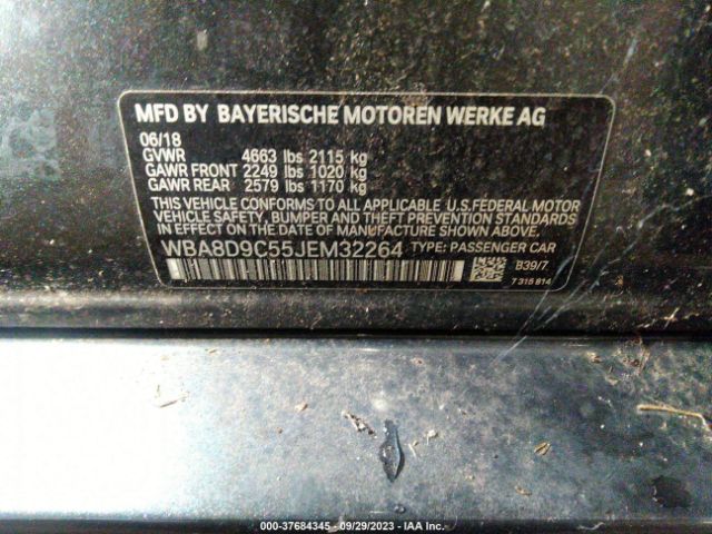 WBA8D9C55JEM32264 BMW 3 Series 330i Xdrive