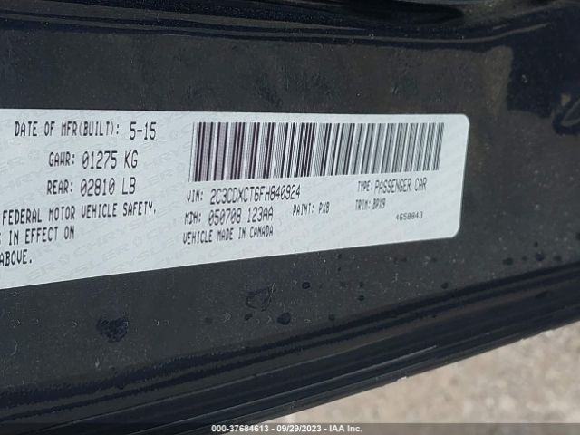 2C3CDXCT6FH840924 Dodge Charger Rt
