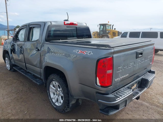 2022 CHEVROLET COLORADO 4WD SHORT BOX LT VIN: 1GCGTCEN6N1211362
