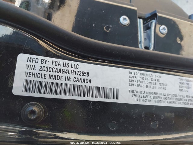 2C3CCAAG4LH173658 Chrysler 300 Touring L