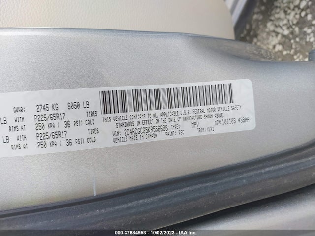 Dodge Grand Caravan Sxt 2019 2C4RDGCG5KR556696 Image 9