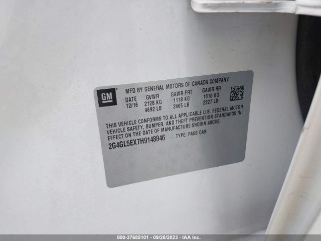2G4GL5EX7H9148846 Buick Regal Sport Touring