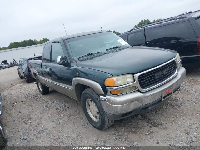 2002 GMC SIERRA 1500 SLE VIN: 2GTEK19T621151807