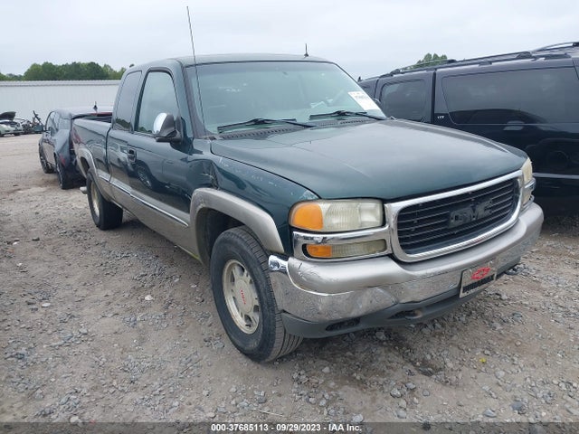 2002 GMC SIERRA 1500 SLE VIN: 2GTEK19T621151807