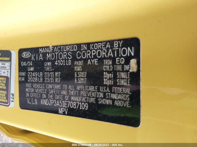 KNDJP3A51E7087109 KIA SOUL +