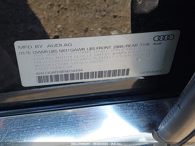 WAU3GAFD8FN034494 Audi A8 L 3.0t