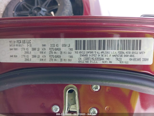 1C6RR7LM6JS355644 RAM 1500 Lone Star