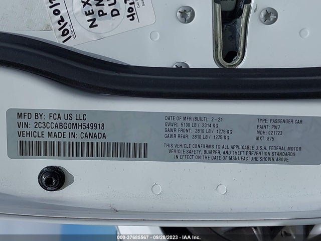 2C3CCABG0MH549918 Chrysler 300 300s