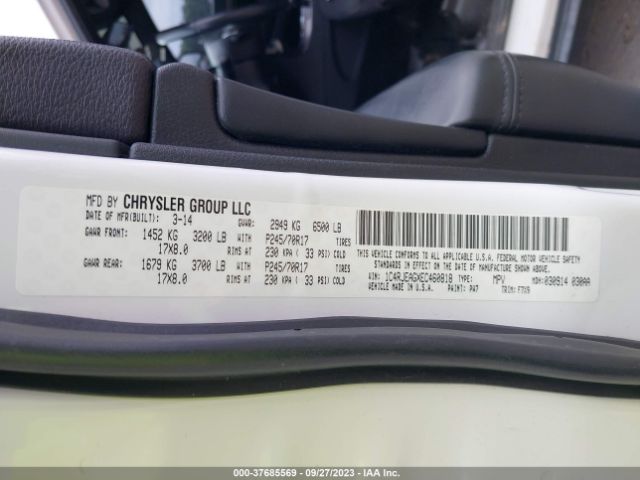 1C4RJEAGXEC460818 Jeep Grand Cherokee Laredo
